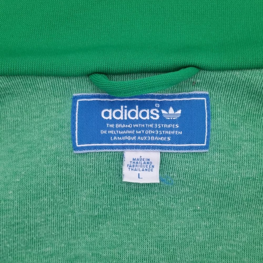 Kids Adidas Track Jacket Size Large Green - Picture 7 of 8
